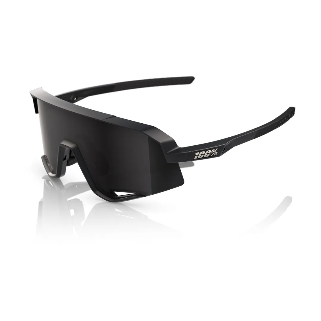 100% SLENDALE Cycling Sunglasses - Matte Black - Smoke