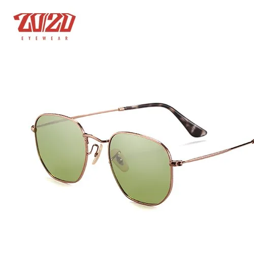 20/20 Polarized Square Metal Unisex Sunglasses 17033-2