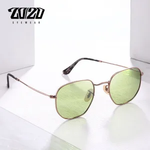 20/20 Polarized Square Metal Unisex Sunglasses 17033-2