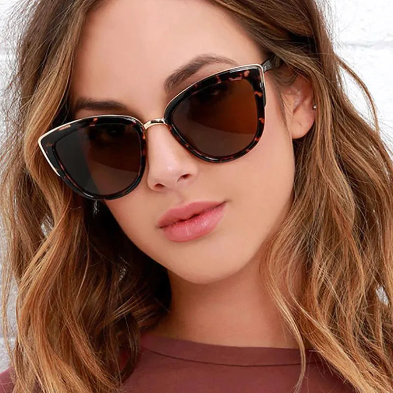 Anti-glare Cat Eye Gradient Sunglasses