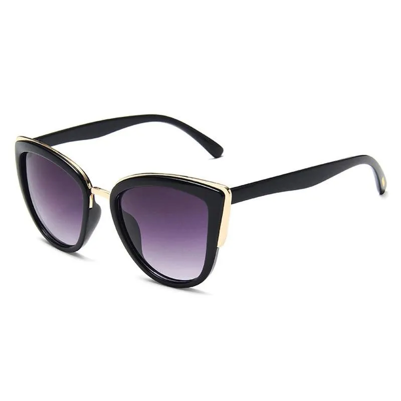 Anti-glare Cat Eye Gradient Sunglasses