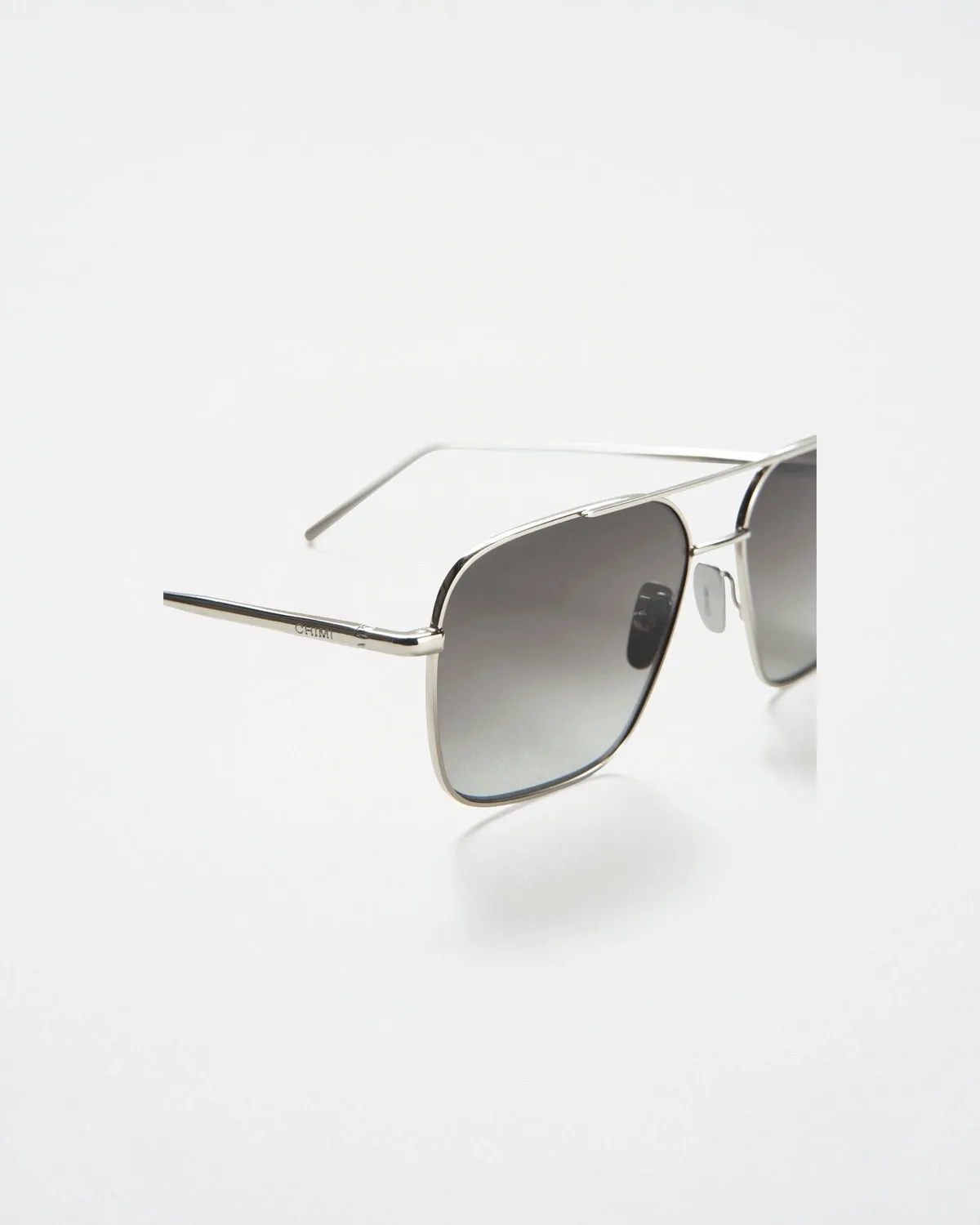 Aviator Sunglasses - Silver/Grey - O/S