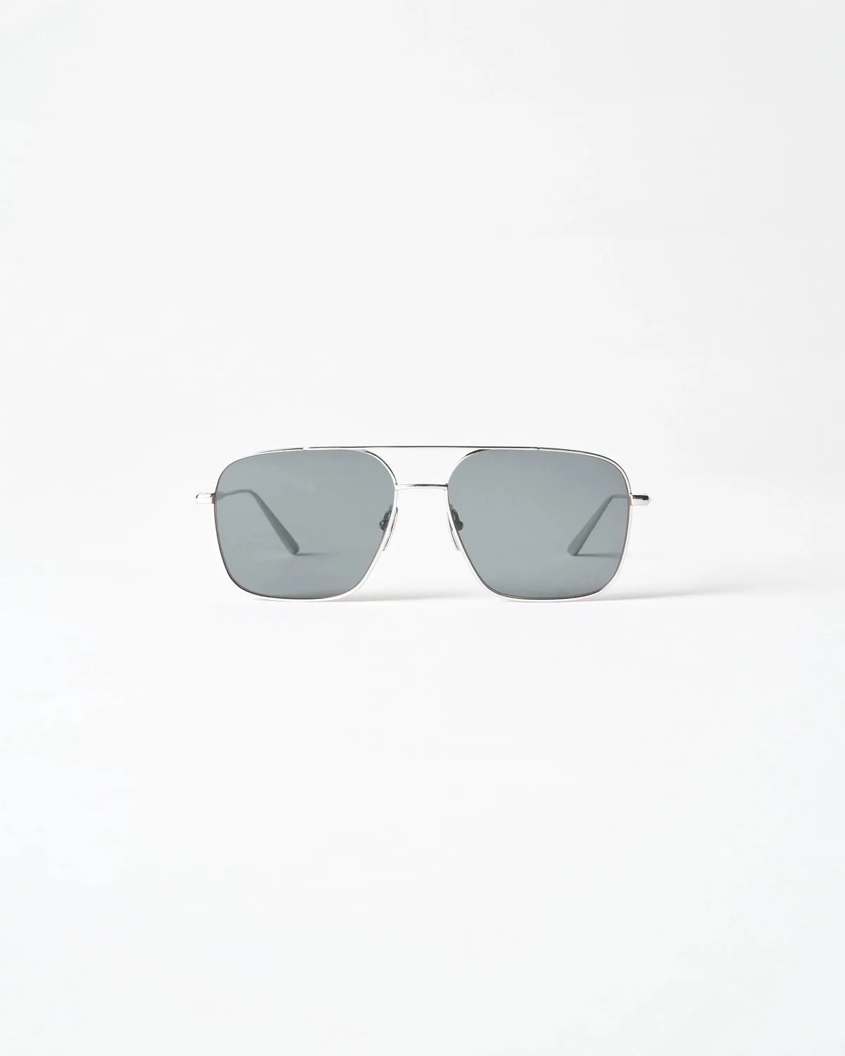 Aviator Sunglasses - Silver/Grey - O/S