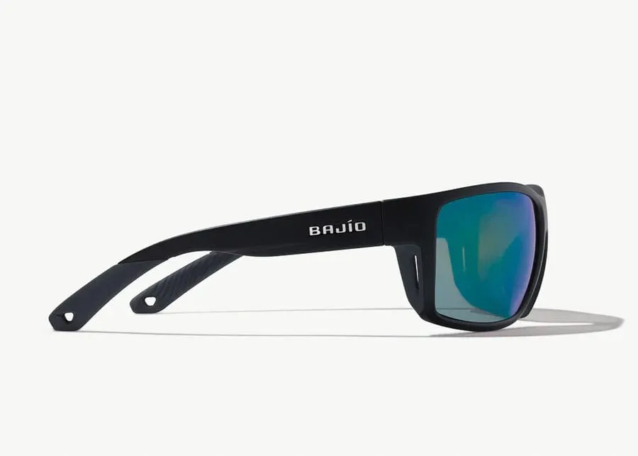 Bajio Bales Beach Polarized Sunglasses in Black Matte