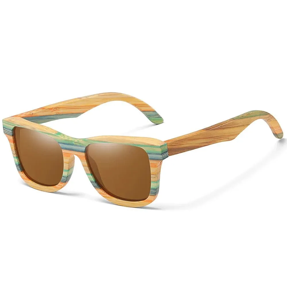 Bamboo Polarized Sunglasses for Women - UV400 Protection