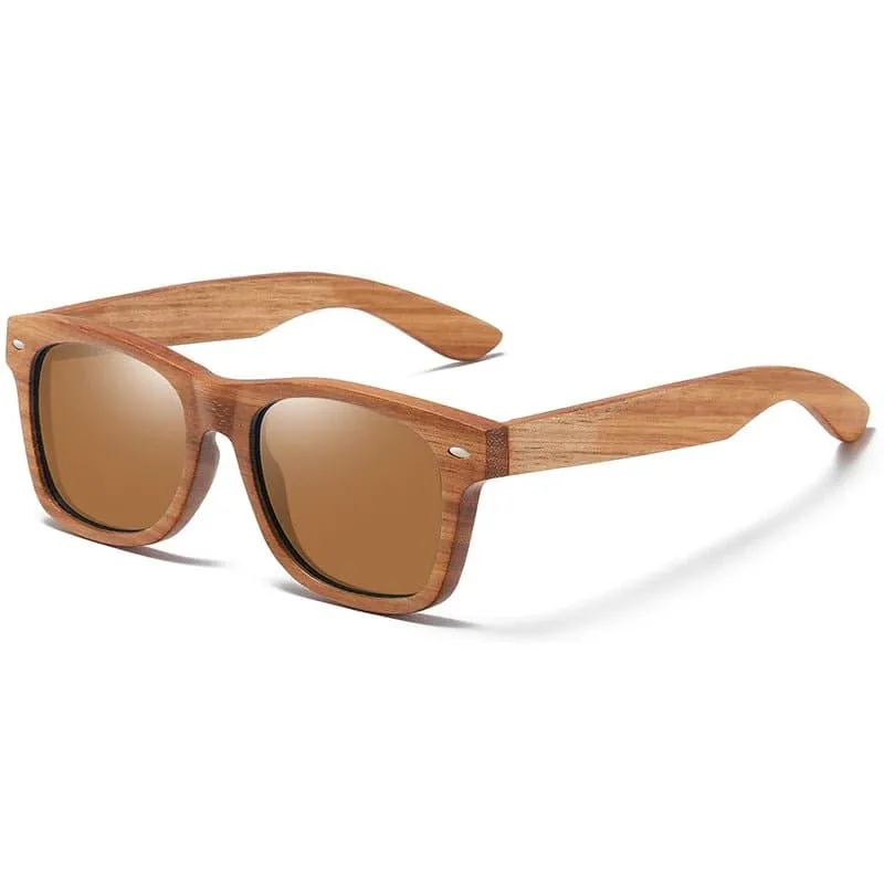 Bamboo Polarized Sunglasses for Women - UV400 Protection