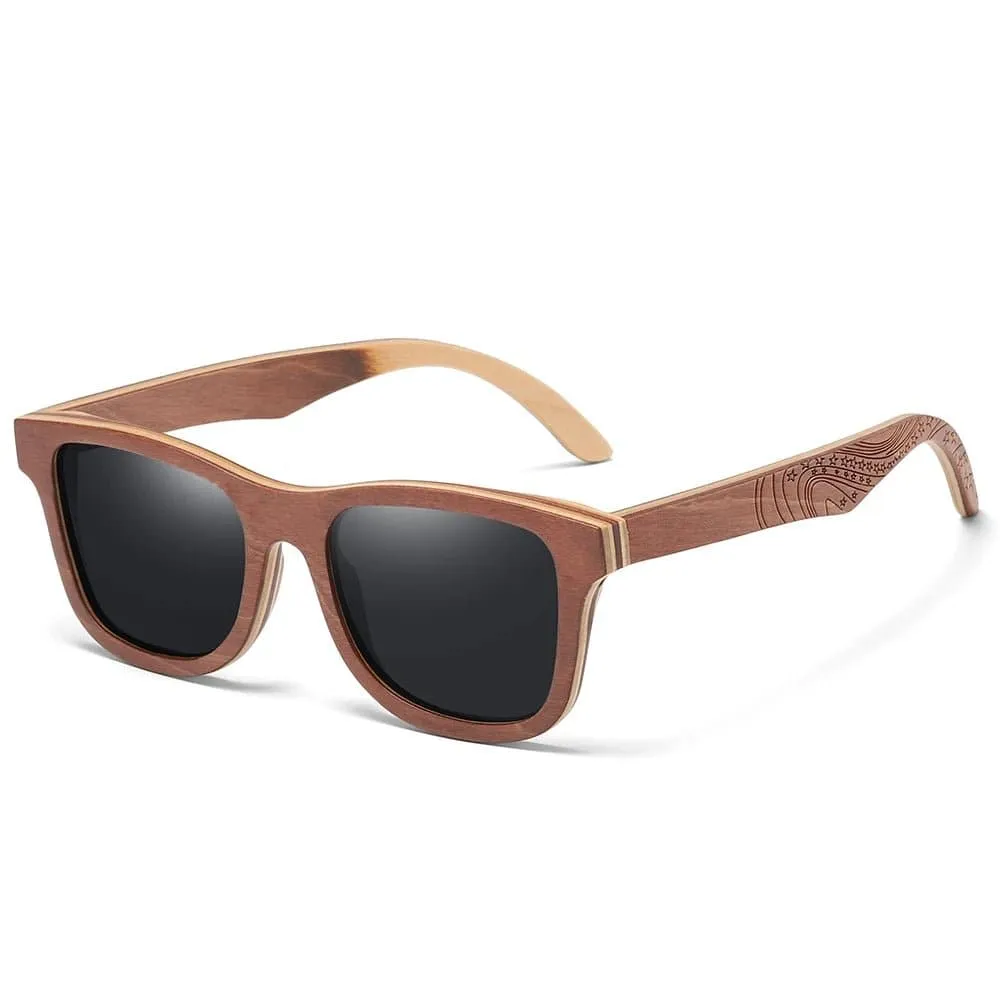 Bamboo Polarized Sunglasses for Women - UV400 Protection