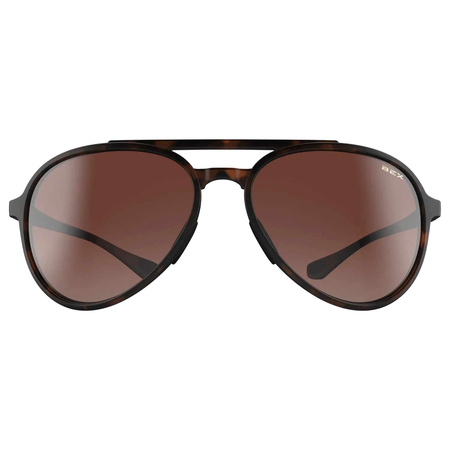 BEX Wesley Lite Tortoise Brown/Brown/Silver Sunglasses - S124TBBRSL