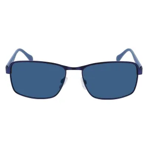 Classic Metal Rectangle Sunglasses - Navy