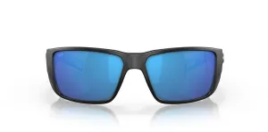 Costa Del Mar Blackfin Pro Matte Black Frame - Blue Mirror Glass Lens - Polarized Sunglasses