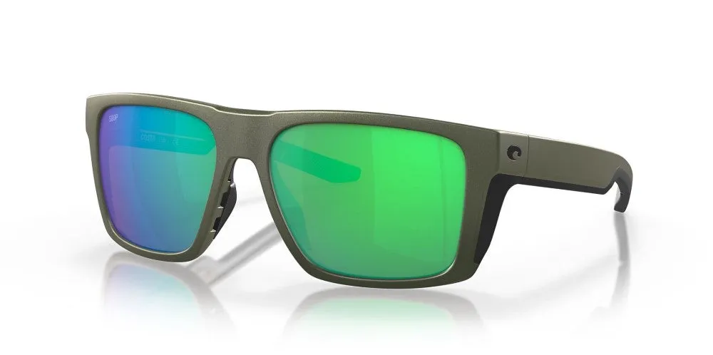 Costa Del Mar Lido Moss Metallic Frame - Green Mirror Plastic Lens - Polarized Sunglasses