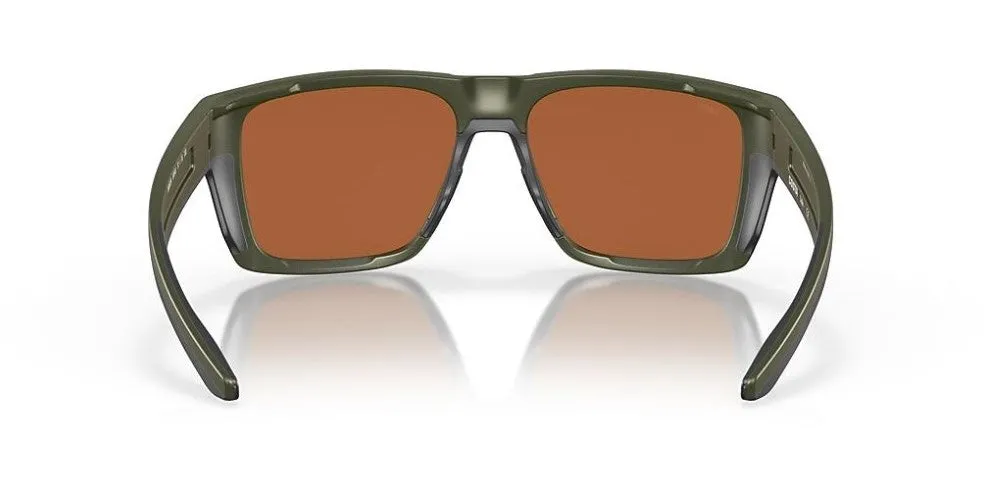 Costa Del Mar Lido Moss Metallic Frame - Green Mirror Plastic Lens - Polarized Sunglasses