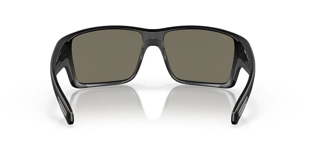 Costa Del Mar Reefton Pro Matte Black Frame - Blue Mirror Glass Lens - Polarized Sunglasses