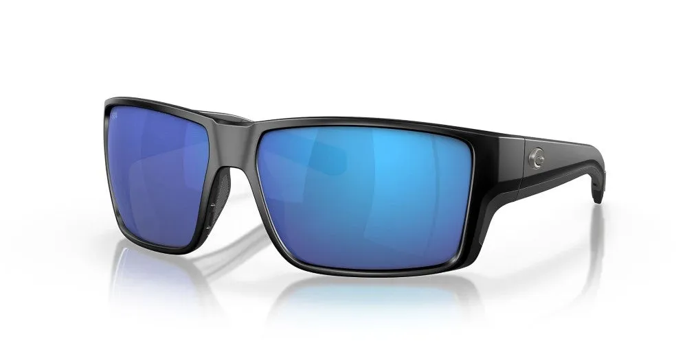 Costa Del Mar Reefton Pro Matte Black Frame - Blue Mirror Glass Lens - Polarized Sunglasses