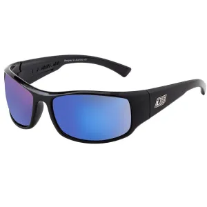 Dirty Dog Muzzle Black/Blue Fusion Mirror Sunglasses