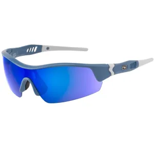 Dirty Dog Sport Edge Powder Blue Frame - Blue Fusion Mirror Polarised Sunglasses