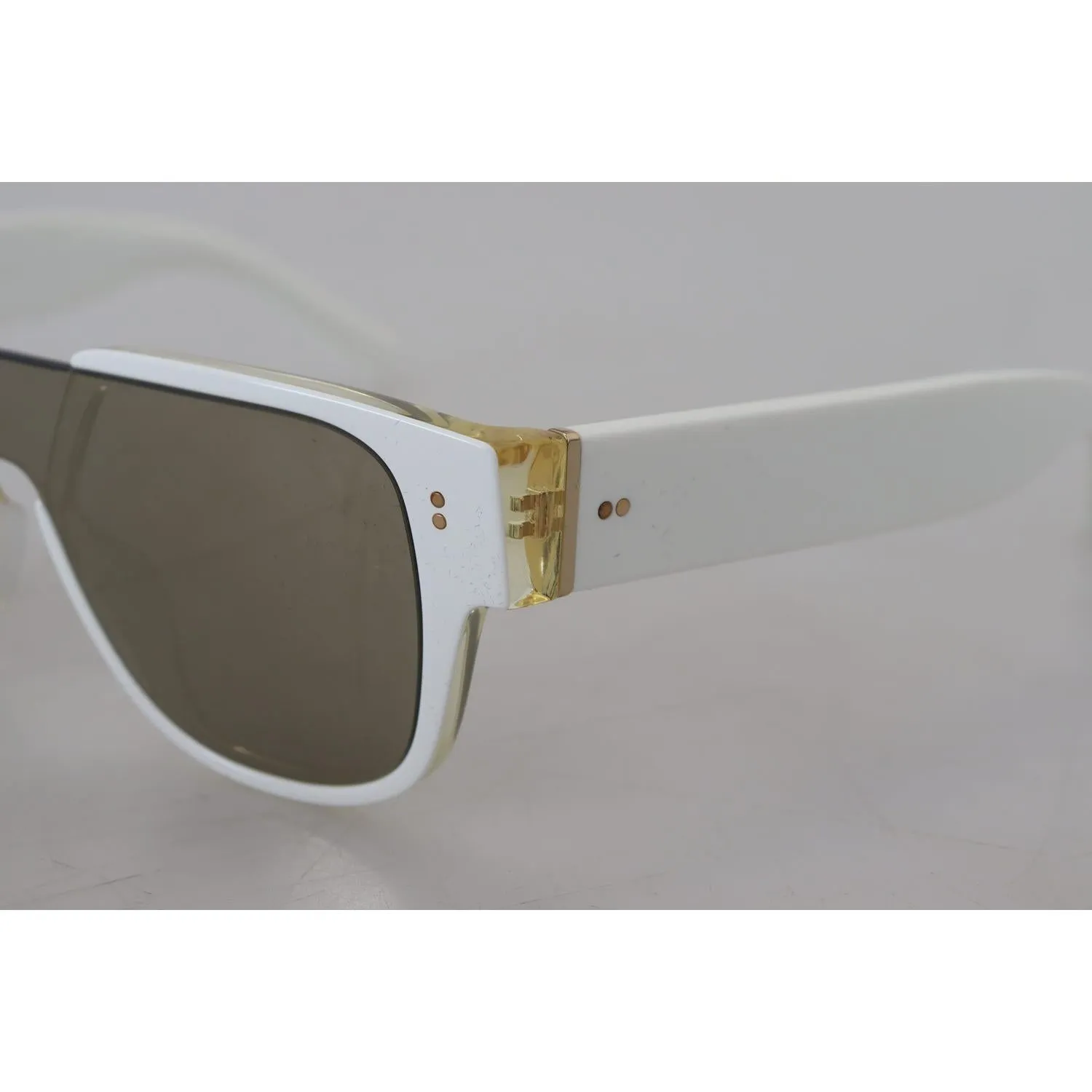 Dolce & Gabbana Elegant White Acetate Sunglasses for Women