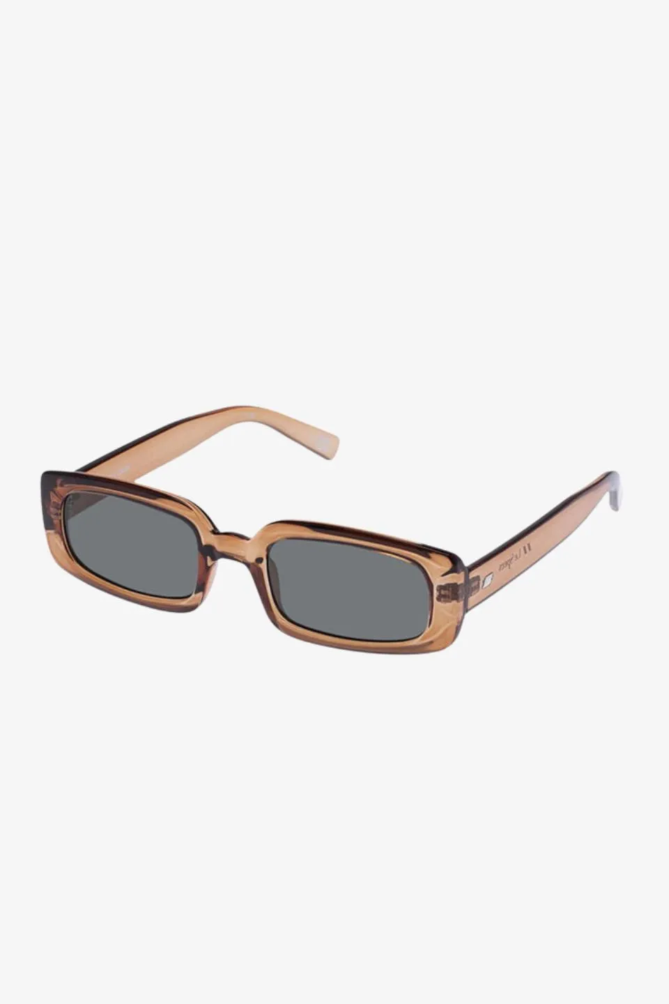 Dynamite Tobacco Rectangle Khaki Mono Lens Sunglasses