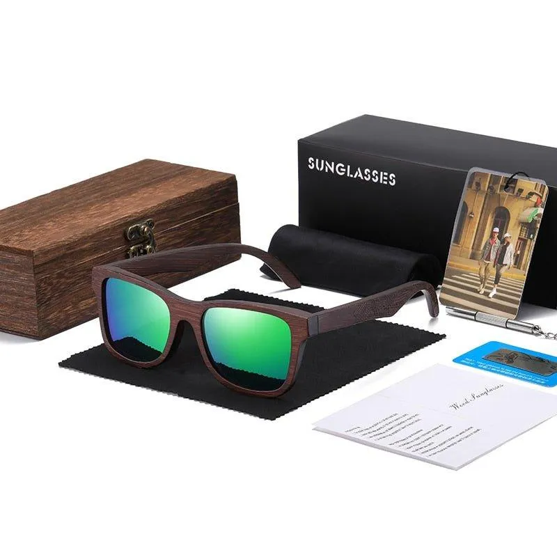 Eco-Friendly Handmade Bamboo Sunglasses with Gift Box - Stylish & Sustainable Eyewear