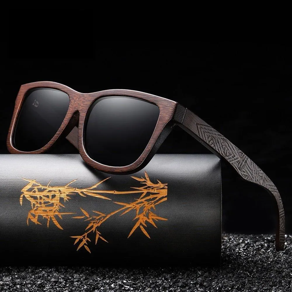 Eco-Friendly Handmade Bamboo Sunglasses with Gift Box - Stylish & Sustainable Eyewear