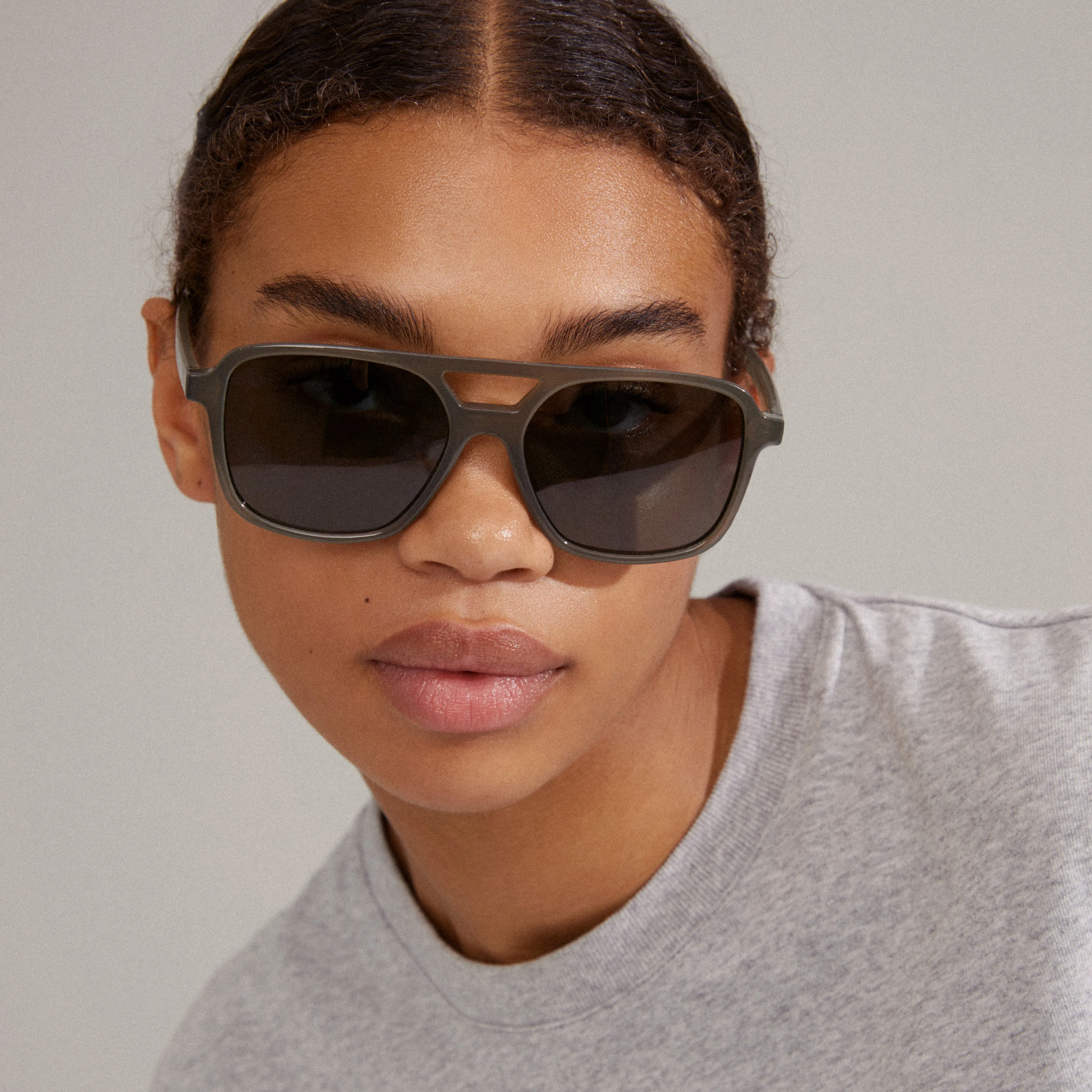 ELODIE pilot sunglasses grey