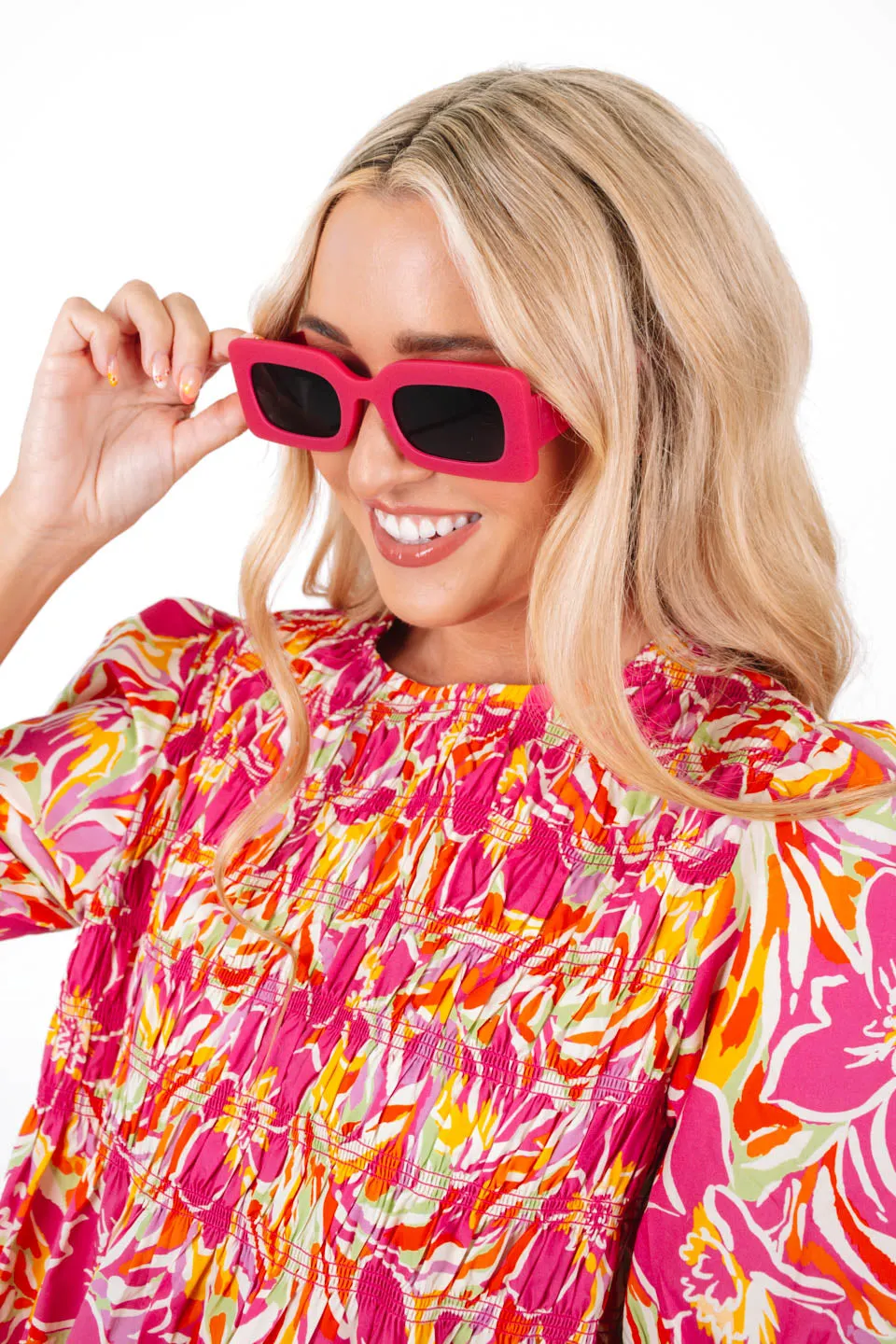 Follow The Light Sunnies - Hot Pink