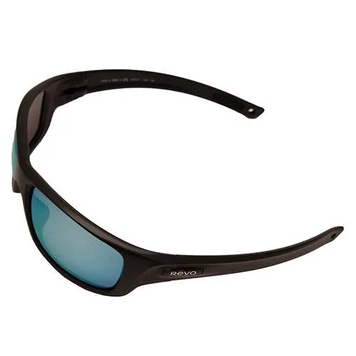 Guide II Sunglasses - Matte Black Frames, Blue Water Serilium Lens