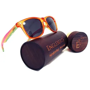 Juicy Bamboo Bliss: Polarized Sunglasses with Case