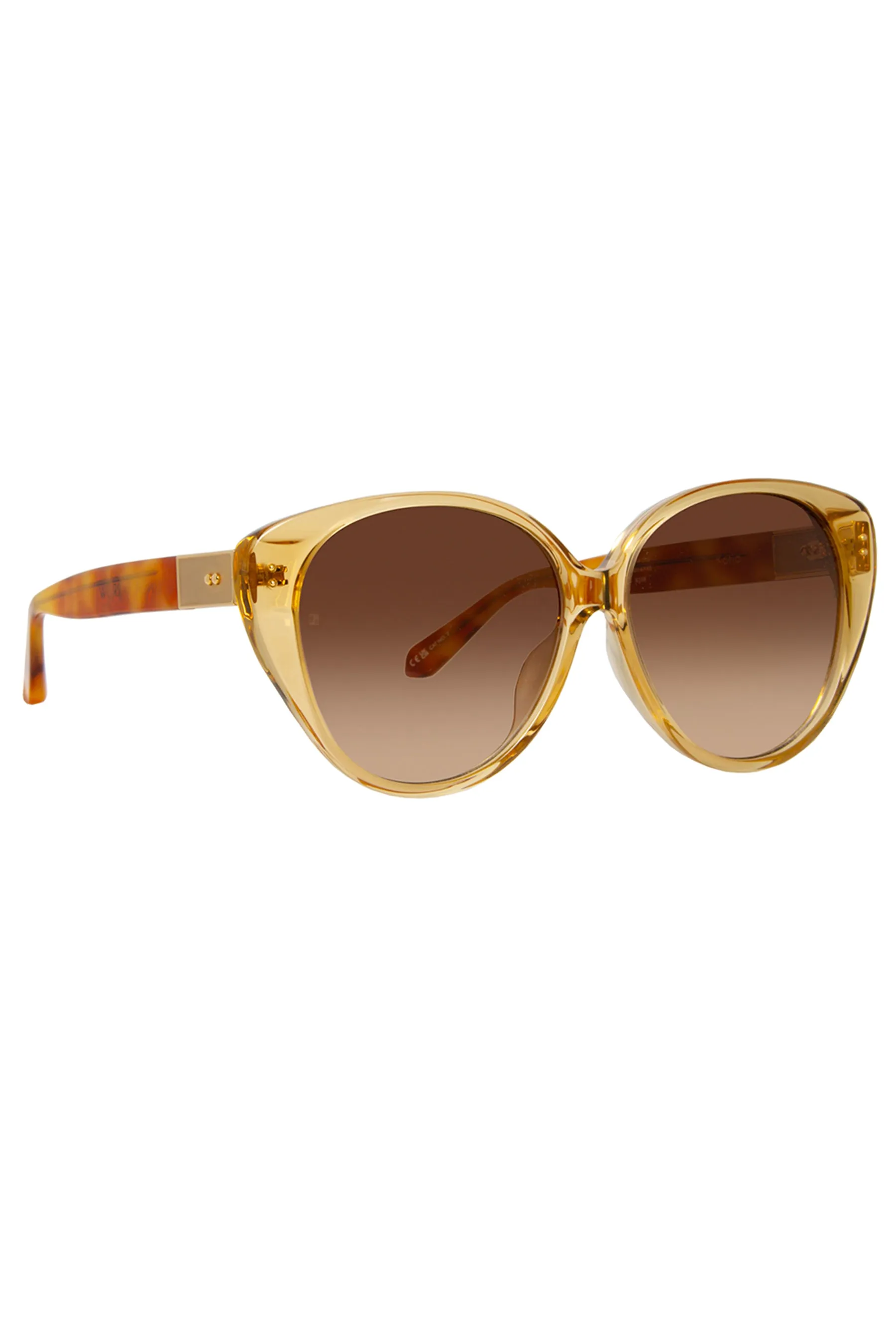 Katia Cat Eye Sunglasses in Saffron