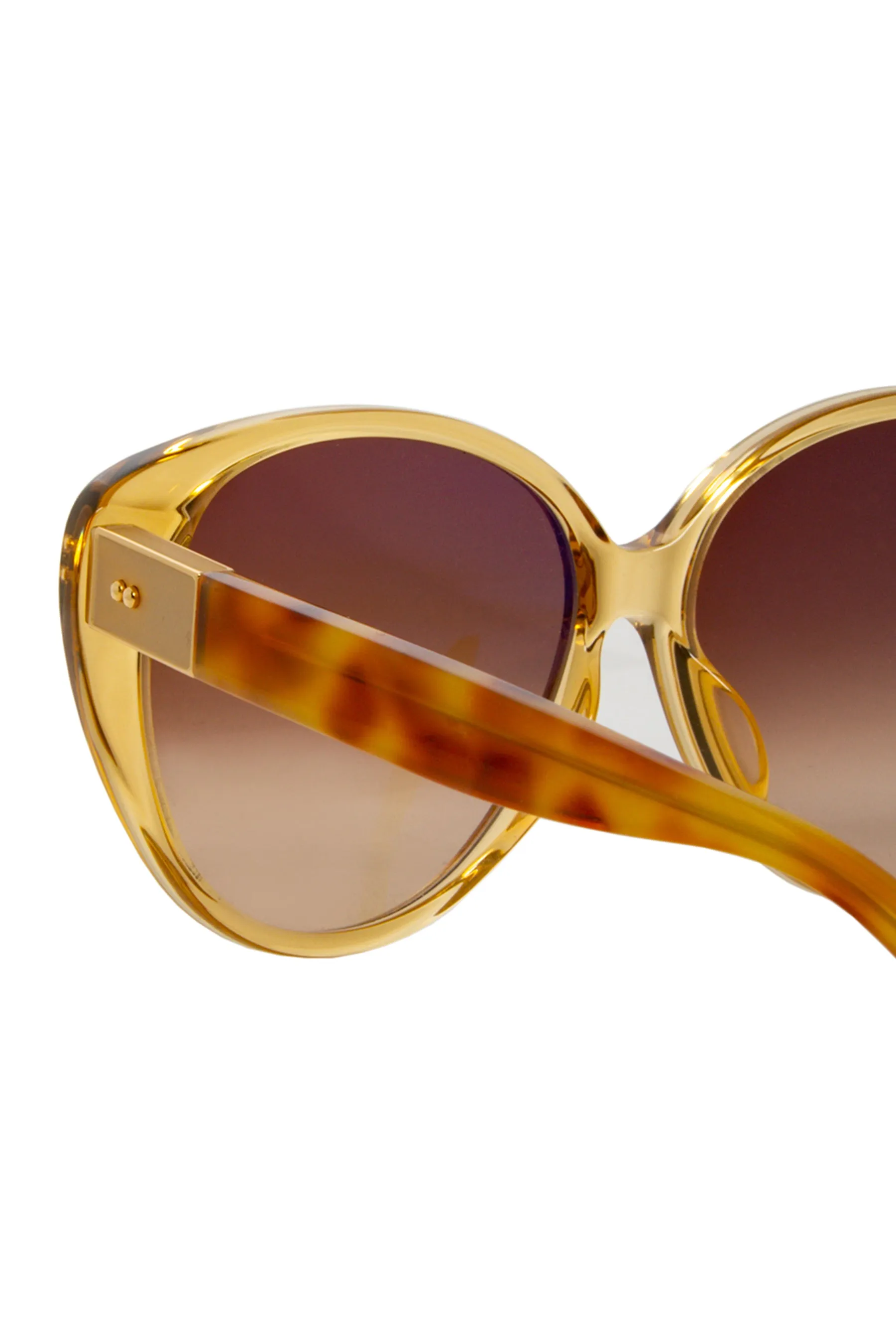 Katia Cat Eye Sunglasses in Saffron