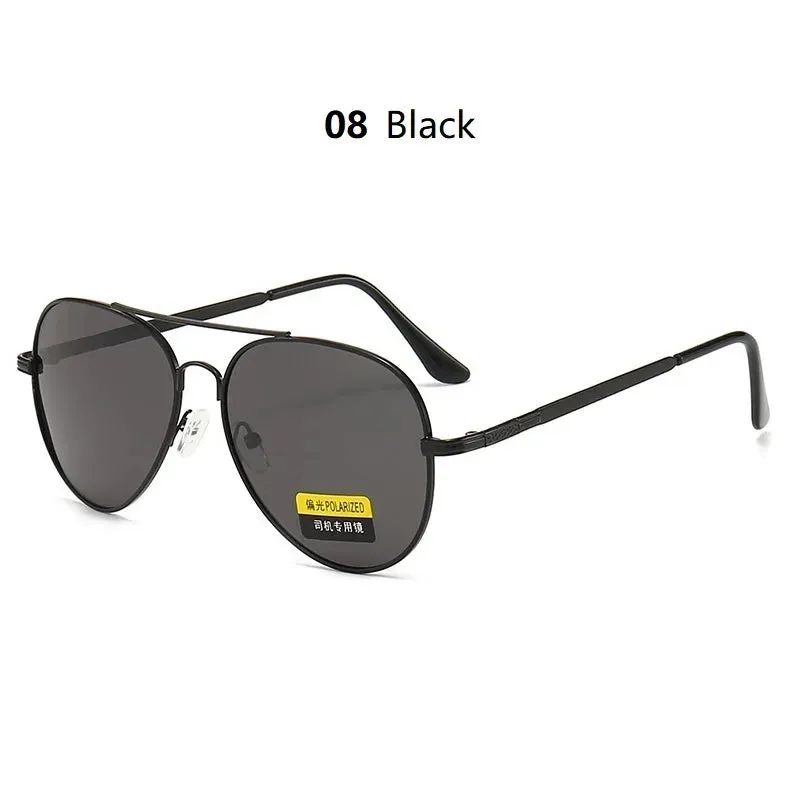 Luxury Men's Polarized Sunglasses For Men Women Driving Pilot Sun Glasses Vintage Black Designer Sunglasses Women's Shades UV400