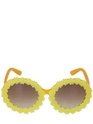 Molo   Flower round polycarbonate sunglasses 