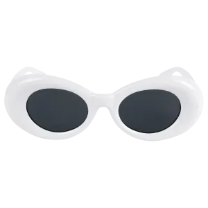 Nevermind Puff Sunglasses in White