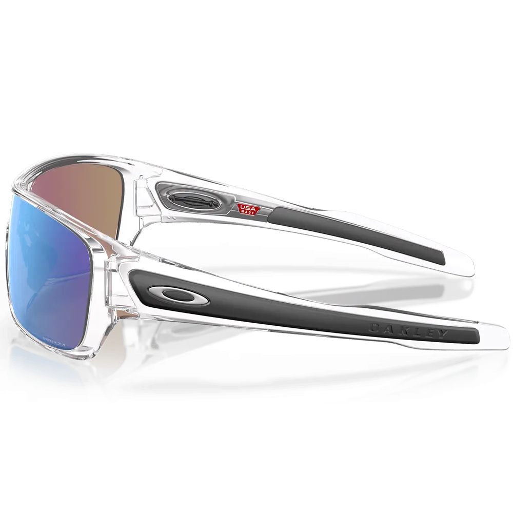 Oakley Turbine Rotor Sunglasses - Prizm Sapphire Lenses (Polished Clear Frame)