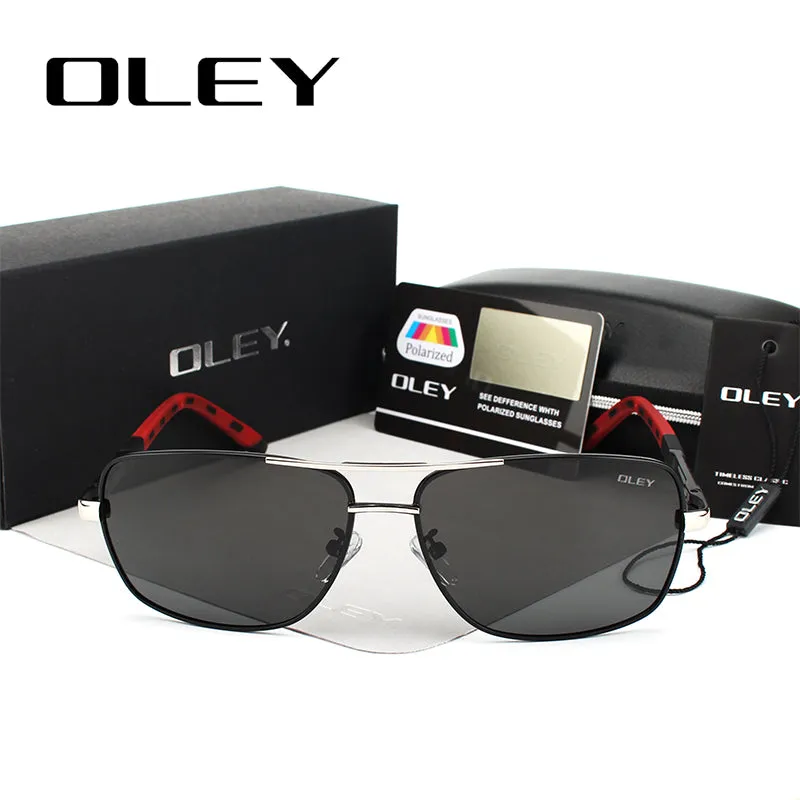 Oley Brand Y7613 Polarized Sunglasses Men Driving Uv400