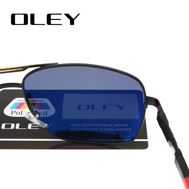 Oley Brand Y7613 Polarized Sunglasses Men Driving Uv400