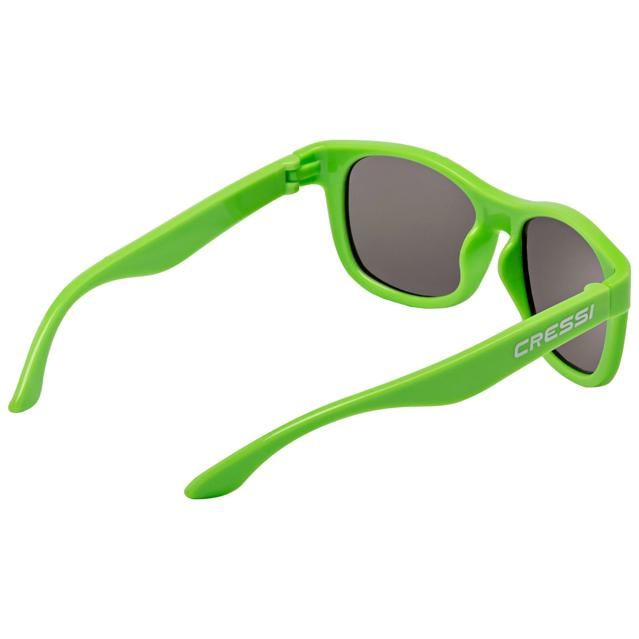 Open Box Cressi Teddy Sunglasses For Children - Green/Mirrored Lens