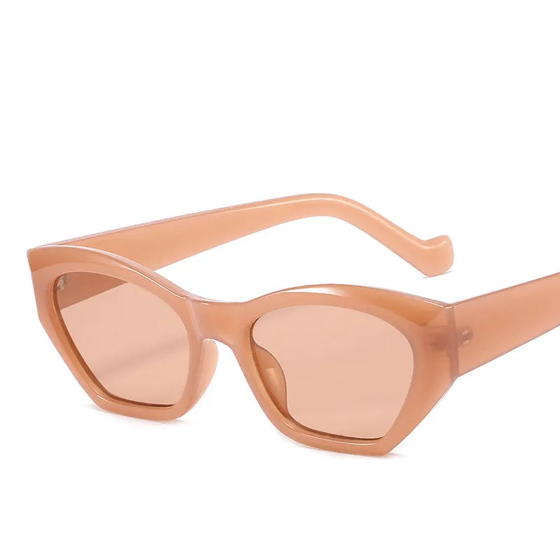 Polygonal Cat-Eye Sunglasses