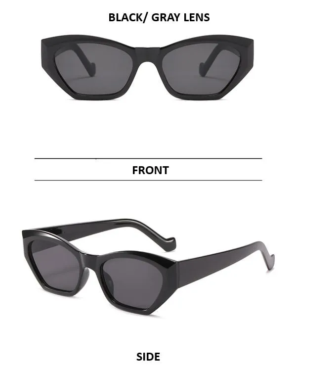 Polygonal Cat-Eye Sunglasses