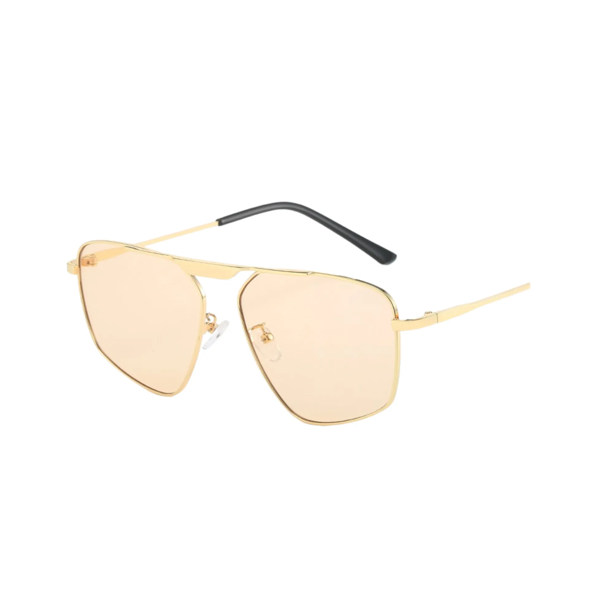 Pre Order:  Retro Big Polygon Shape Frame Sunglasses