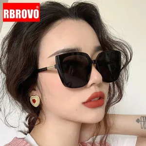 RBROVO Cateye Designer Sunglasses Women 2020 High Quality Retro Sunglasses Women Square Glasses Women/Men Luxury Oculos De Sol