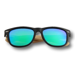 Real Bamboo Wood Wanderer Style Sunglasses by WUDN