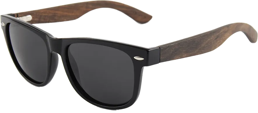 Real Ebony Wood Wanderer Sunglasses by WUDN