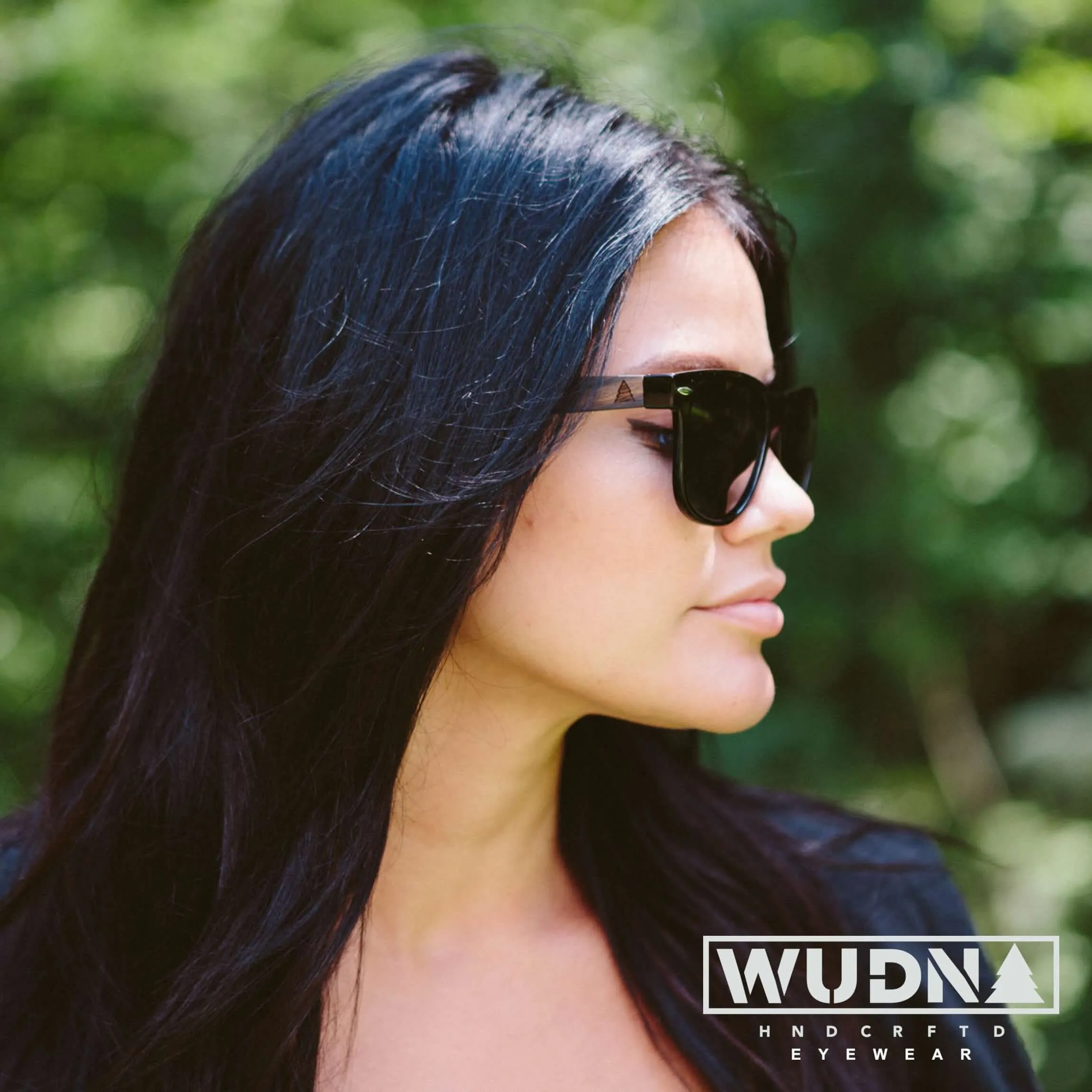 Real Ebony Wood Wanderer Sunglasses by WUDN