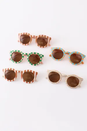 retro round sunglasses UV400 -toddler & kids