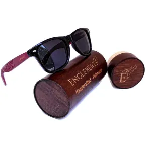 Rosewood Polarized Sunglasses with Wood Case