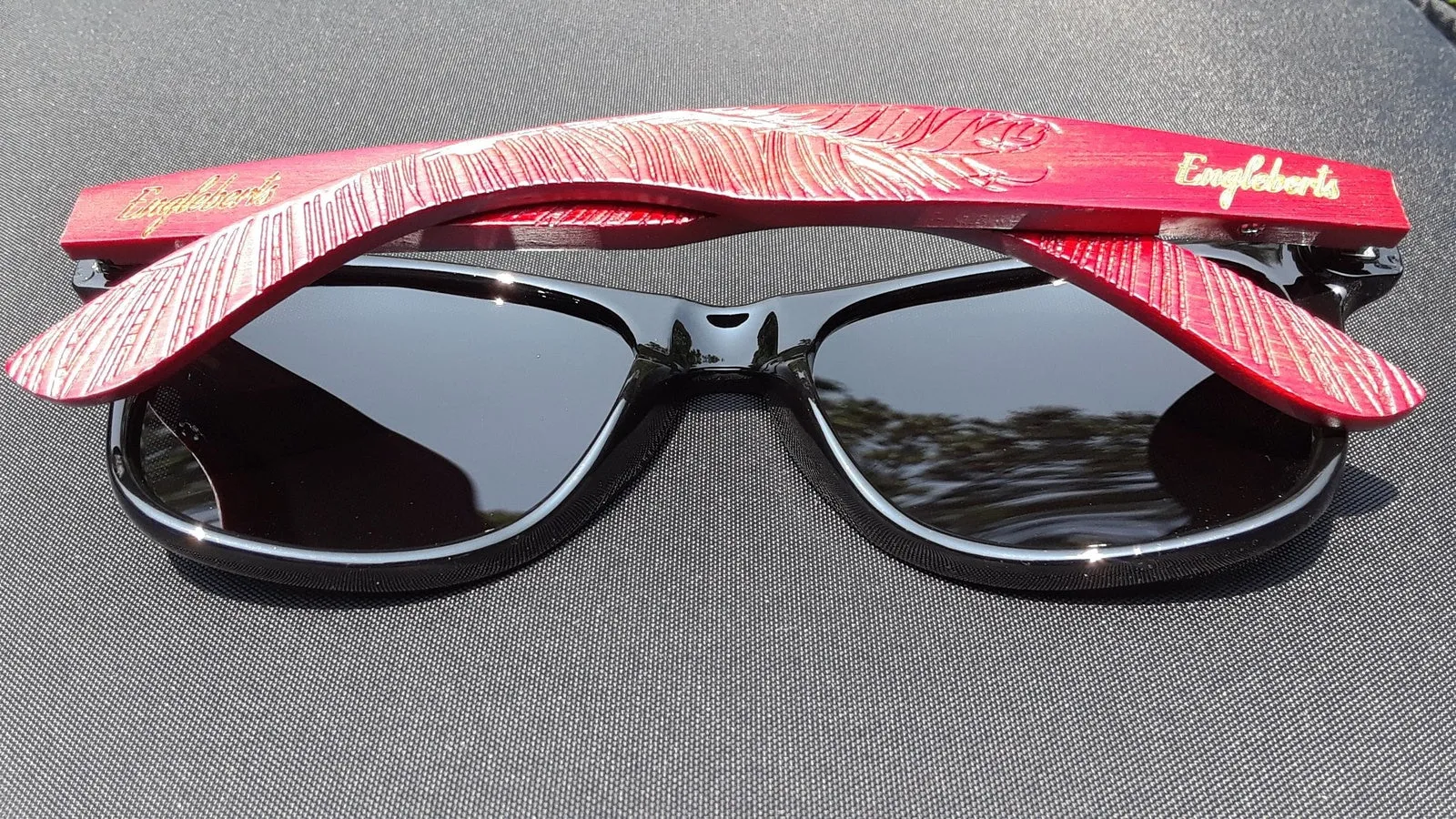 Rosewood Polarized Sunglasses with Wood Case