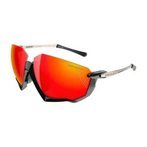 SCICON AEROJET TITANIUM METAL BLACK Sunglasses - MULTIMIRROR RED LENSES