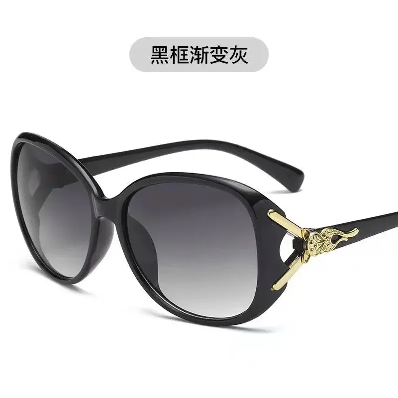 Shades Big Sun Oval Oversized Classic Fashion Retro Women Polarized Sunglasses