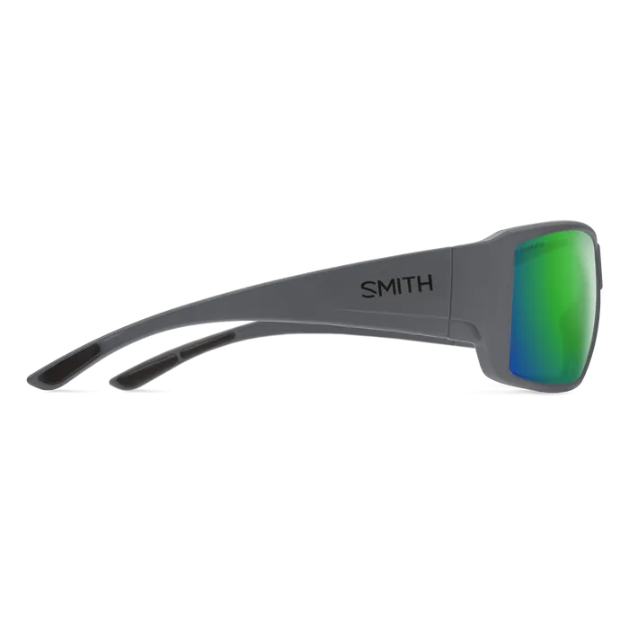 Smith Guide's Choice S Matte Cement Frame - ChromaPop Polarized Green Mirror Lens - Polarized Sunglasses